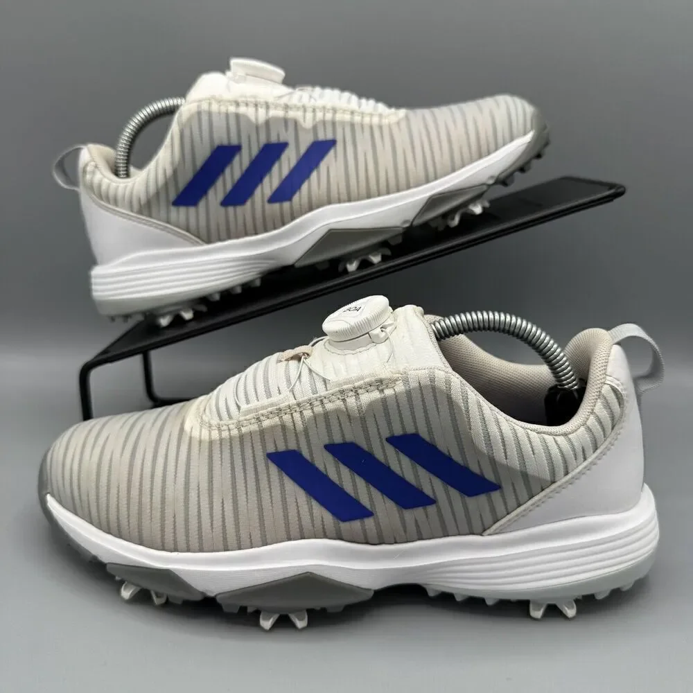 Adidas CodeChaos BOA J White Halo Blue FX6628 Golf Shoes GS Size 5/Womens 6.5